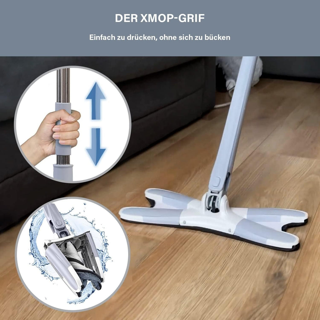 XMOP Floor Mop | Advanced Cleaning Technology | Easy Floor Wiping |