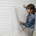 [PACK OF TWO 2 ] 3d Brick Wall Sticker Sheet (70cm x 77cm)