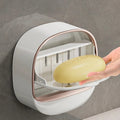 [PACK OF TWO 2]  Soap Box Wall Mounted Light Luxury Soap Holder