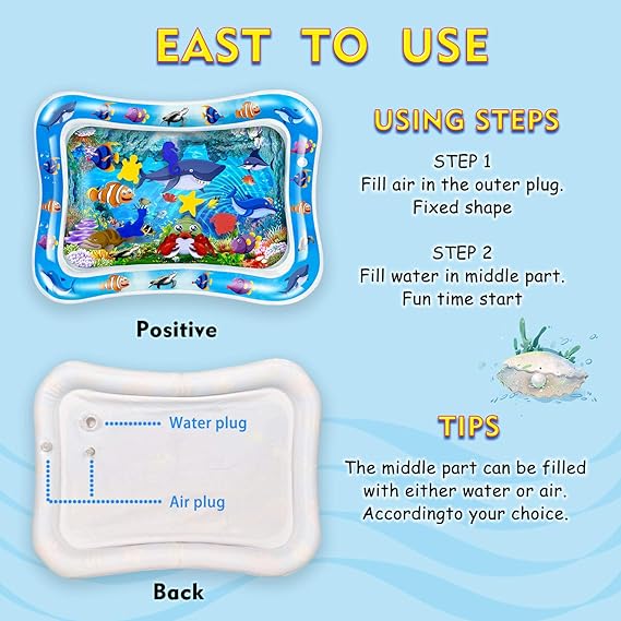Tummy Time Water Mat for Kids