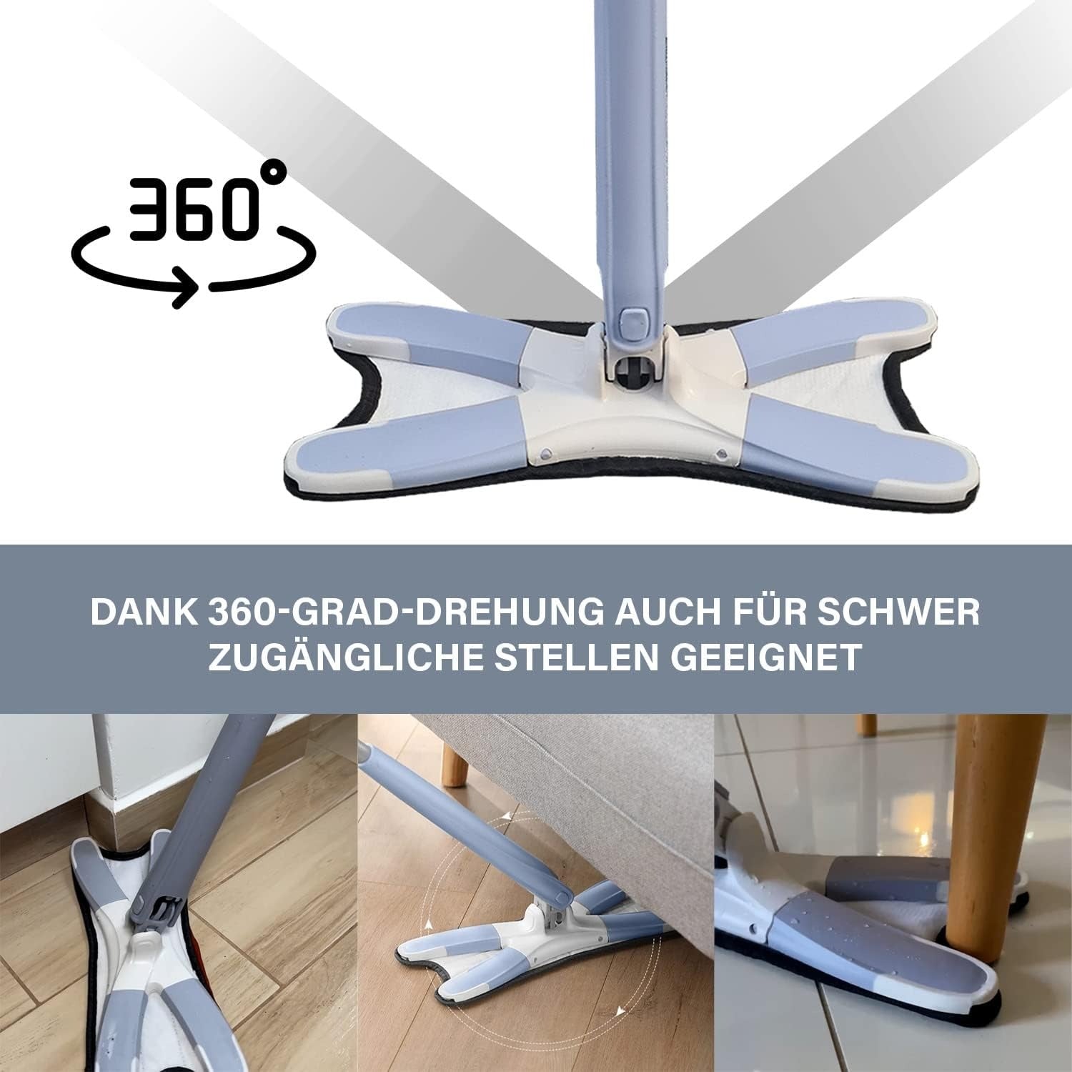 XMOP Floor Mop | Advanced Cleaning Technology | Easy Floor Wiping |