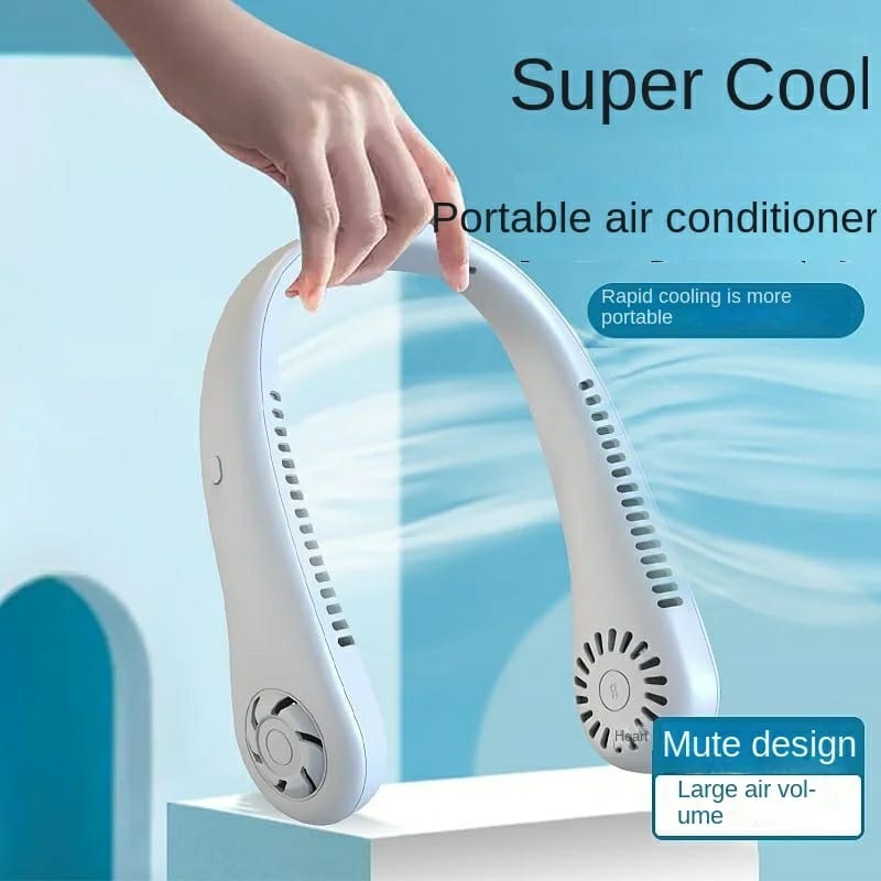 Mini Hanging Neck Fan High Wind 3 Speed Adjustable