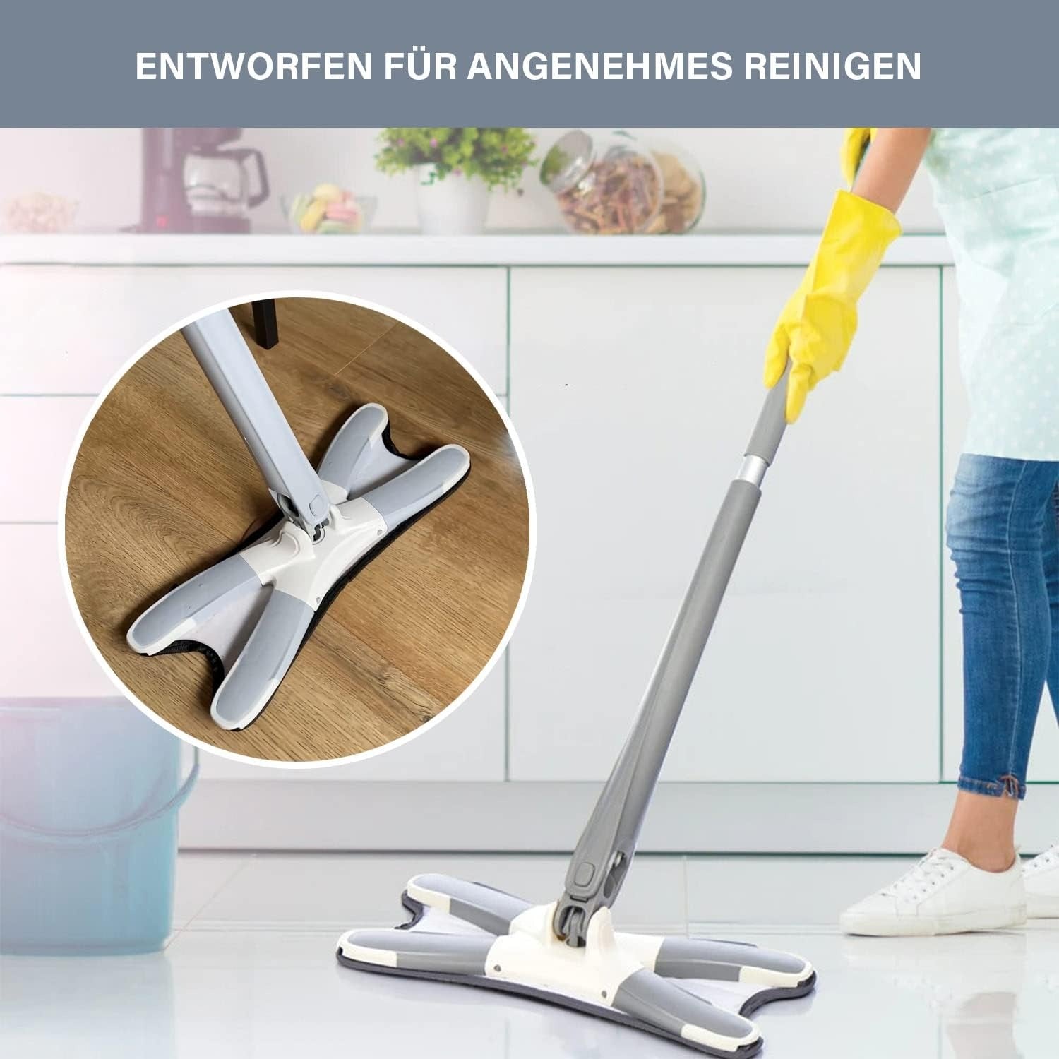 XMOP Floor Mop | Advanced Cleaning Technology | Easy Floor Wiping |