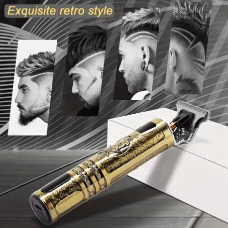 Metal Body -VINTAGE T9 Trimmer hair Trimmer for men shaver for men original Usb Rechargeable